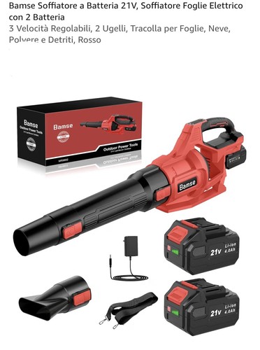 Soffiatore batteria 21v - ,